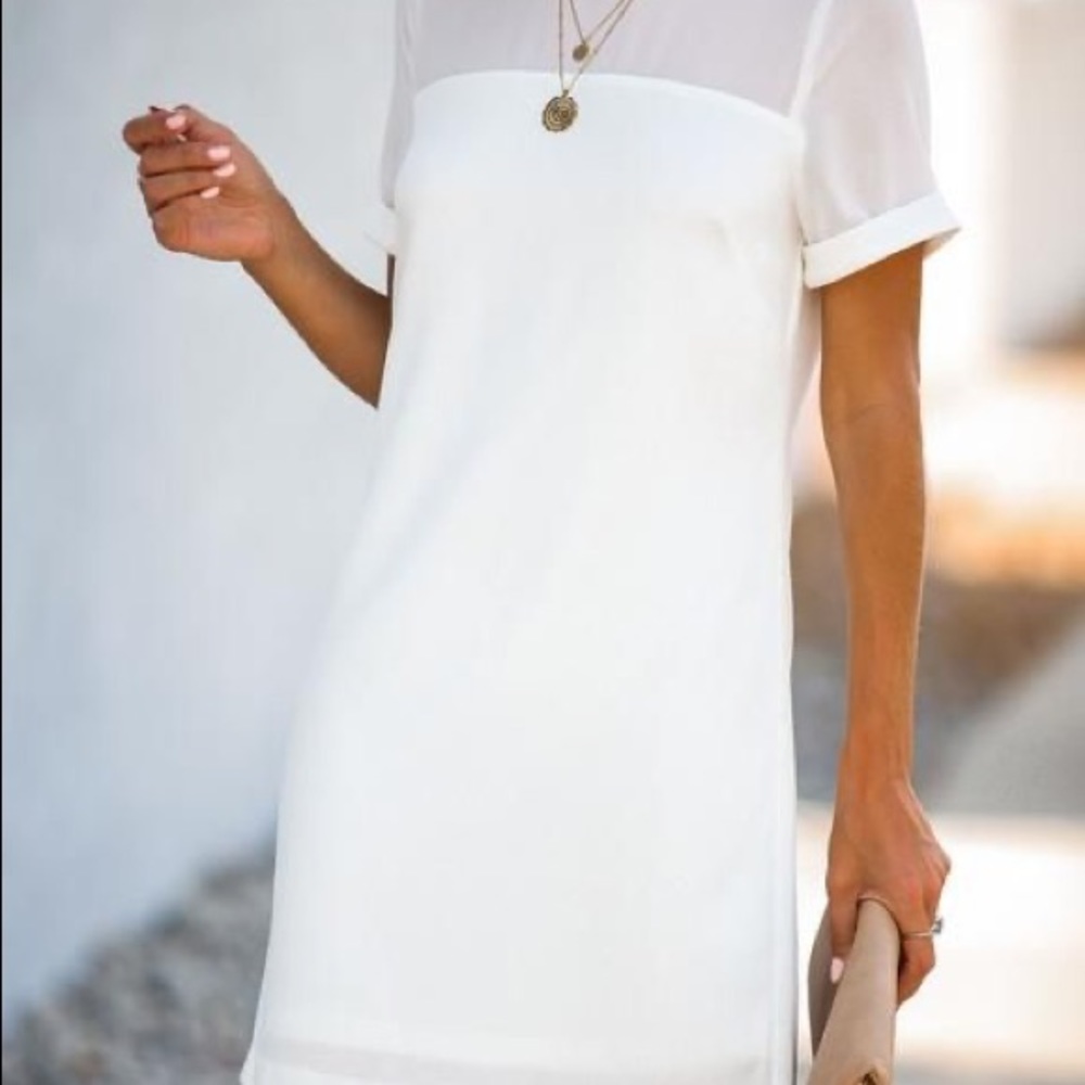 Vick Collection ‘In My Feelings’ white dress